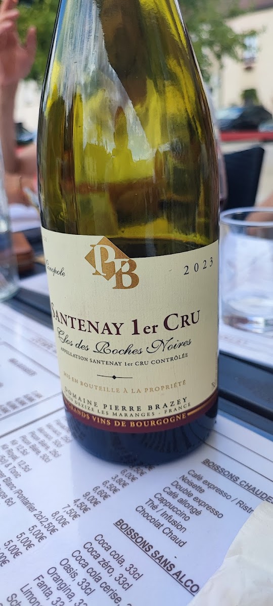 Menu L'etape De Santenay-5